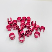 Nouvelle bague pour pattes d'oiseaux, bague pour pattes de pigeon, anneaux numérotés a 00001, anneau en aluminium ouvert et séparé/