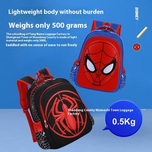 Nuovo produttore Unisex Spider-Man zainetto fresco e leggero impermeabile primaria Marvel cartone animato per bambini - Product Image 4
