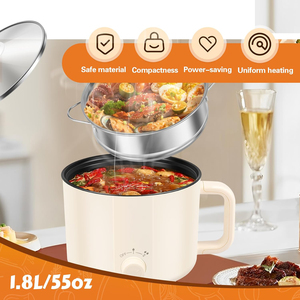 สินค้ามาใหม่ กระทะไฟฟ้า 2 ลิตร แบบพกพา หม้อทอดอัจฉริยะอัตโนมัติ หม้อไฟฟ้าขนาดเล็ก หม้ออเนกประสงค์ - Product Image 2