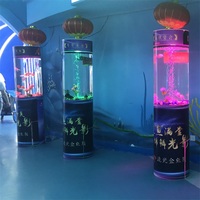 Aquarium personnalisé monde de l'océan, Aquarium énorme poisson, vente directe d'usine, #