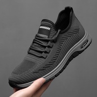 Chaussures de sport pour hommes à lacets en tissu, respirantes et légères, deux couleurs, expédition rapide, petites commandes acceptées, prêtes à être expédiées