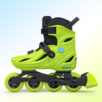 Patins à roulettes en ligne professionnels réglables 4MM avec cadre CNC intégré pour le freestyle urbain, pour garçons, filles et adolescents
