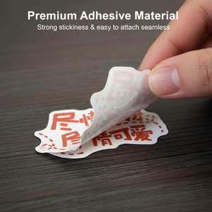 Holographic die-cutting printed stickers, UV-resistant <b>labels</b>, waterproof self-adhesive die-cutting custom stickers - Product Image 3