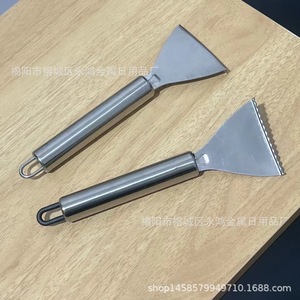 Stainless Steel <b>Fish</b> <b>Scaler</b> Manual Kitchen Tool For Seafood Cleaning Dishwasher Safe Round Handle - Product Image 5