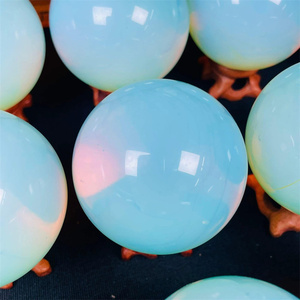 Số lượng lớn bán buôn đánh bóng trắng opalite Sphere pha lê thủ công mỹ nghệ opalite ballfor quà tặng trang trí - Product Image 2