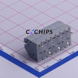 KF250-3.5-7P-1 Spring Terminal Block Through hole Component (THT),P=3.5mm Connector 3.5mm 7P 7 5A - Product Image 2