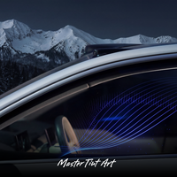 Película para Ventanas Astrace Luxury de 2 Mil, Antibacterial, con Bloqueo UV, Antipolvo, con Garantía de 8 Años, Ecológica para el Interior del Automóvil