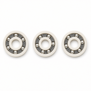 ตลับลูกปืนเม็ดกลมร่องลึก POM 6003 ขนาด 17x35x11 มม. วงแหวน POM ลูกแก้ว กรงไนลอน - Product Image 4