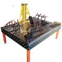 Table de Soudage Multifonctionnelle Professionnelle sur Roues avec Plateau et Fentes 3D, Neuve ou d'Occasion, pour Soudure