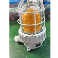 Vente chaude Atex Sirène D'alarme Visuelle Audible Rouge 90db 24v Dc Ip66 Antidéflagrant Led Signal Stroboscopique Alarme Voyants D'avertissement