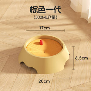 ชามใส่น้ำแบบมีน้ำพุสำหรับสัตว์เลี้ยงทรงลอยน้ำมีคุณสมบัติไม่เปียก - Product Image 6