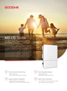 Inversor <span class=keywords><strong>Solar</strong></span> Monofásico GoodWe Serie MS-US de 240/208V, 5kw, 6kw, 7.6kw, 7.7kw, 9.6kw, 11.4kw, Conectado a la Red, para el Mercado Estadounidense - Product Image 5