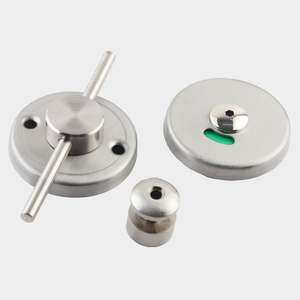 ตัวล็อคประตูห้องน้ำสาธารณะแบบสแตนเลส พร้อมป้ายบอกสถานะคนใช้งาน - Product Image 2