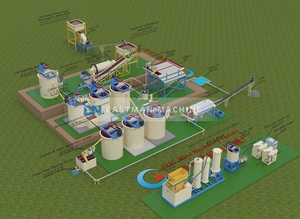 Mini Mobile Gold Mineral Processing Cyanidation Leaching Process <span class=keywords><strong>Plant</strong></span> CIL Separando Planta - Product Image 6