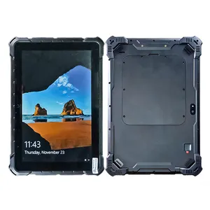 저렴한 10.1 인치 윈도우 태블릿 바코드 스캐너 NFC 임베디드 산업용 컴퓨터 8G + 128G RJ45 LAN 포트 견고한 태블릿 PC