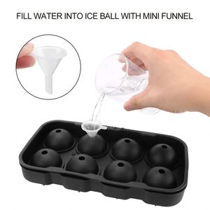 8-Color Silicone Ice Cube Tray Mold Ball Shaped Ice Ball <b>Maker</b> with Lid for Food Whiskey Chocolate for Ice <b>Cream</b> Tools - Product Image 3