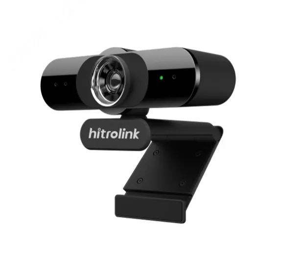كاميرا ويب 2k Hitrolink بتركيز تلقائي كاميرا ويب 2k مدمجة بميكروفون ثلاثي القوائم كاميرا ويب عالية الدقة كاميرا ويب بمنفذ يو اس بي كاميرا ويب مع غطاء للخصوصية