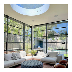 Jardin d'hiver moderne automatique intelligent Toit à pignon autoportant Isolation <span class=keywords><strong>en</strong></span> aluminium Verre Sunshine Hut Véranda Portes et fenêtres - Product Image 5