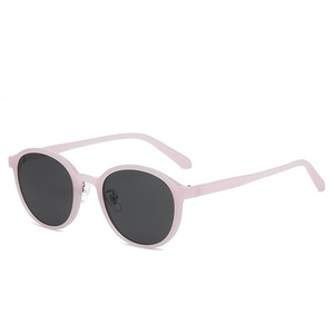 Lunettes de soleil rondes SPOEN, monture rouge intégrale, UV400, lunettes de soleil rétro pour femmes, pour l'extérieur - Product Image 5