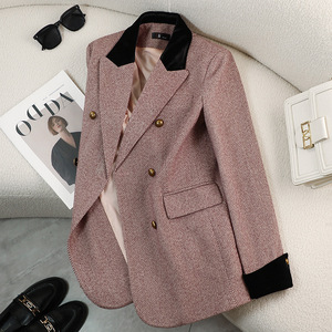 Blazer Doppiopetto da Donna di Tendenza, Giacche Casual alla Moda, Vendita all'Ingrosso di Giacche Femminili - Product Image 1