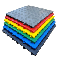 Dalles de sol de garage emboîtables robustes en PVC, antidérapantes, résistantes à l'huile, pour atelier de mécanique et garage (DIY)