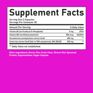 Cápsulas Quemagrasas OEM ODM con Vitamina B6 que Apoyan el Metabolismo Energético y un Estado de Ánimo Saludable - Product Image 3