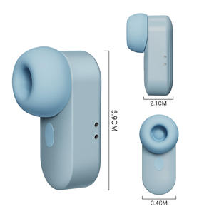 <span class=keywords><strong>2</strong></span> in 1タッピング吸うバイブレーター大人のおもちゃクリトリスミニイヤホンバイブレーターパーソナル乳首マッサージャー - Product Image 4