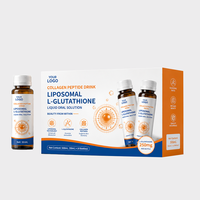 Complément alimentaire liquide oral de beauté quotidienne au glutathion liposomal avancé et au collagène pour un teint éclatant et une meilleure élasticité de la peau