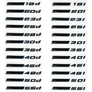 Emblema Adhesivo para Maletero Trasero Compatible con BMW X1 X3 <span class=keywords><strong>X5</strong></span> X6 XDrive20i 30i 35i 40i 28i |   Emblema Decorativo Exterior para Automóvil en Negro Brillante - Product Image 3