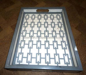 Venta caliente 100% bandeja de servicio de hueso Natural puro respetuoso con el medio ambiente para el hogar Hotel restaurante bandeja de hueso al por mayor para servir comida - Product Image 6