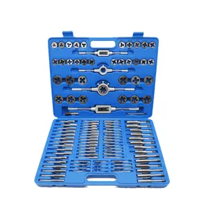 Factory Price 110 Pcs Tap And Die Set Thread Cutting Tools Bright Finished