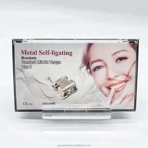 <span class=keywords><strong>Yamei</strong></span> Orthodontic Plus 5 022 alto/Medio/bajo par pasivo autoligante brackets Ortodoncia tubo bucal ortodoncia - Product Image 3