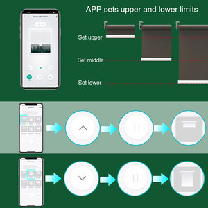 Szmyq tuya Thông Minh ZigBee Rèm Con Lăn 25Mm Con Lăn Mù Động Cơ 0.8N Kỹ Thuật Số Nhà Thông Minh Trình Điều Khiển Cho Trong Nhà Sử Dụng Trong Phòng Ngủ Ban Công - Product Image 6