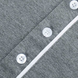 Chemises de haute qualité personnalisées en coton infroissable, à manches courtes, brodées, respirantes, pour le sport, le style décontracté chic et les affaires, idéales pour l'été. - Product Image 4