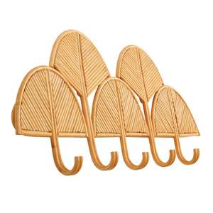 Wholesale Rattan Hook <b>Wall</b> Hanging with Multifunctional Design <b>for</b> <b>Clothing</b> Organization <b>Wall</b> Mounted Hook - Product Image 1