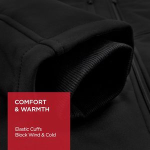 Custom RHG-J100 Men's Heated Soft Shell <b>Jacket</b> With Battery Waterproof Fleece Parka Casual Wear - Product Image 5