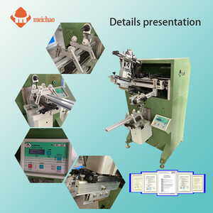 New Semi-Automatic Cylindrical Screen Printing Machine for Bottle/Cup Plastic Paper Juice Milk Tea Cups-Multi-Use