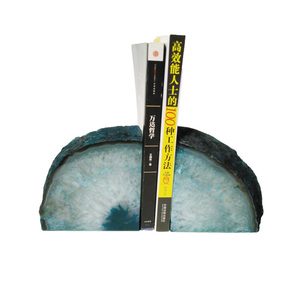 <span class=keywords><strong>Sujetalibros</strong></span> de cristal natural artesanal, ágata azul, amatista, Geoda, soporte de libro, <span class=keywords><strong>sujetalibros</strong></span> de cristal - Product Image 1