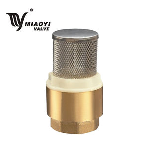 <span class=keywords><strong>Clapet</strong></span> <span class=keywords><strong>anti</strong></span>-<span class=keywords><strong>retour</strong></span> vertical en laiton de 3 ''4'' Filtre en acier inoxydable pour <span class=keywords><strong>pompe</strong></span> <span class=keywords><strong>à</strong></span> <span class=keywords><strong>eau</strong></span> - Product Image 1