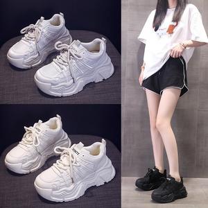 <span class=keywords><strong>Zapatillas</strong></span> de correr informales de moda para mujer, <span class=keywords><strong>zapatillas</strong></span> antideslizantes con cordones, suela gruesa, diseño de <span class=keywords><strong>red</strong></span>, forro de tela superior, tela de algodón - Product Image 5