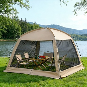 Tente de Plage Bébé avec Piscine,Tente Camping Portable Requin Pop-Up