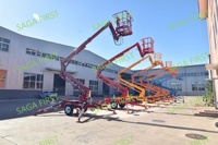 14m 18m 20m 200kg 300kg tirer derrière la flèche ascenseur remorque flèche ascenseur araignée flèche ascenseur avec couleur noire couleur verte