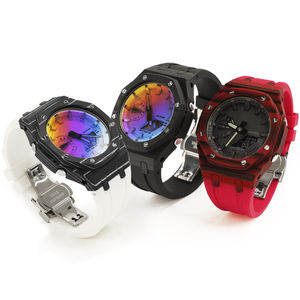 ชุดดัดแปลงไม้โอ๊ค GA2100คาร์บอนไฟเบอร์สายรัดยางสำหรับ <span class=keywords><strong>Casio</strong></span> <span class=keywords><strong>GA</strong></span>-<span class=keywords><strong>2100</strong></span>/2110/B2100 - Product Image 2