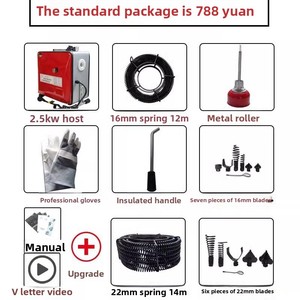 Hercules professionale 220V pulitore di scarico elettrico nuova condizione acqua fredda strumento speciale macchina di scarico professionale - Product Image 5