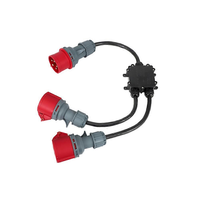 Câble répartiteur de prise industrielle HFE HFN-213, étanche IP67, adaptateur de distribution d'alimentation IEC60309, 400V/230V 125A
