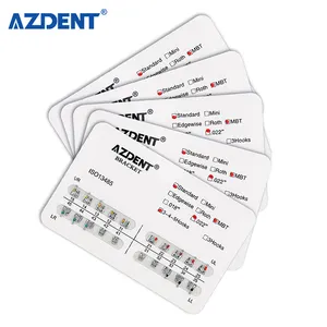 Стандартный стоматологический кронштейн AZDENT MBT 022, Ортодонтические металлические скобы