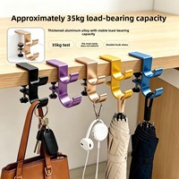 Crochet de suspension réglable en alliage d'aluminium pour sac à dos, sans perforation, forte capacité de charge, pour dortoirs scolaires - Vente en gros