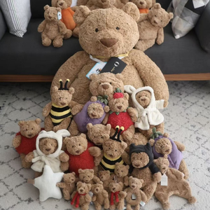 Peluche de Felpa Súper Suave JC Barcelona, Oso, Dragón, Zorro, Gallo, Relleno de Algodón PP, Material de Terciopelo, Juguete para Niños, Regalo Unisex para Jóvenes - Product Image 2