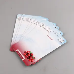 Custom Plastic Cardboard Blister Packaging Insert Paper Card Printing Cardboard Paper Hanging Header Card