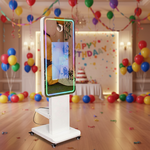 Neuester Trend 2026: Fotobox-Gehäuse mit LCD-Touchscreen, Party-Selfie-Spiegel-Fotobox-Automat mit DSLR-Kamera- und Drucker-Option - Product Image 3